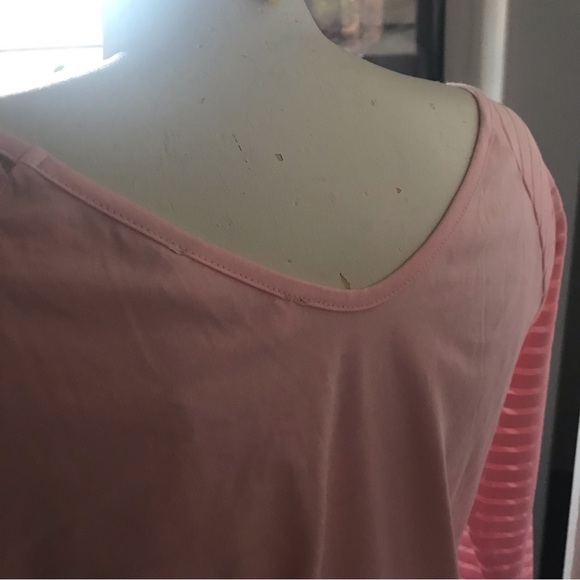 NEW ! Aisew Soft Pink Long Sleeve Top - Size Medium - Picture 10 of 12